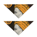 Tribal African Girl Print Dog Bandana