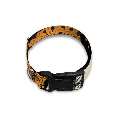 Tribal African Girl Print Dog Collar