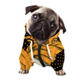 Tribal African Girl Print Dog Zip Up Hoodie