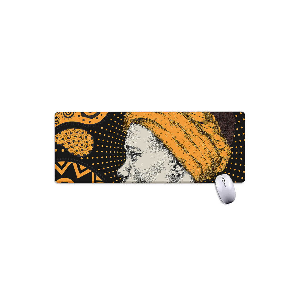 Tribal African Girl Print Extended Mouse Pad