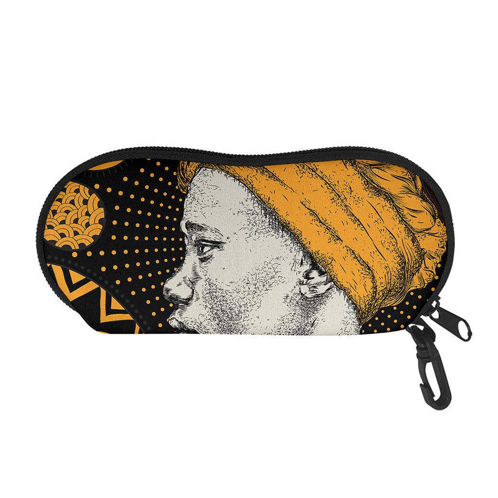 Tribal African Girl Print Glasses Case