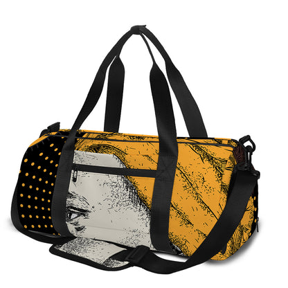 Tribal African Girl Print Gym Bag