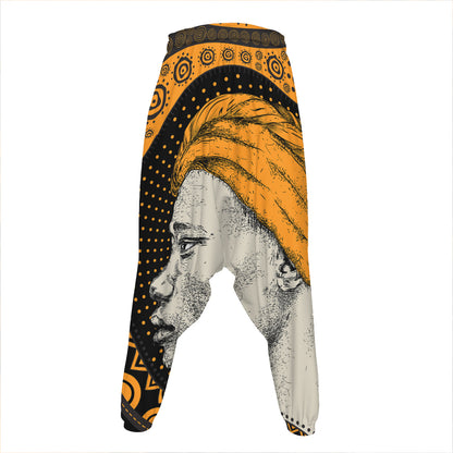 Tribal African Girl Print Hammer Pants