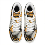 Tribal African Girl Print High Top Leather Sneakers