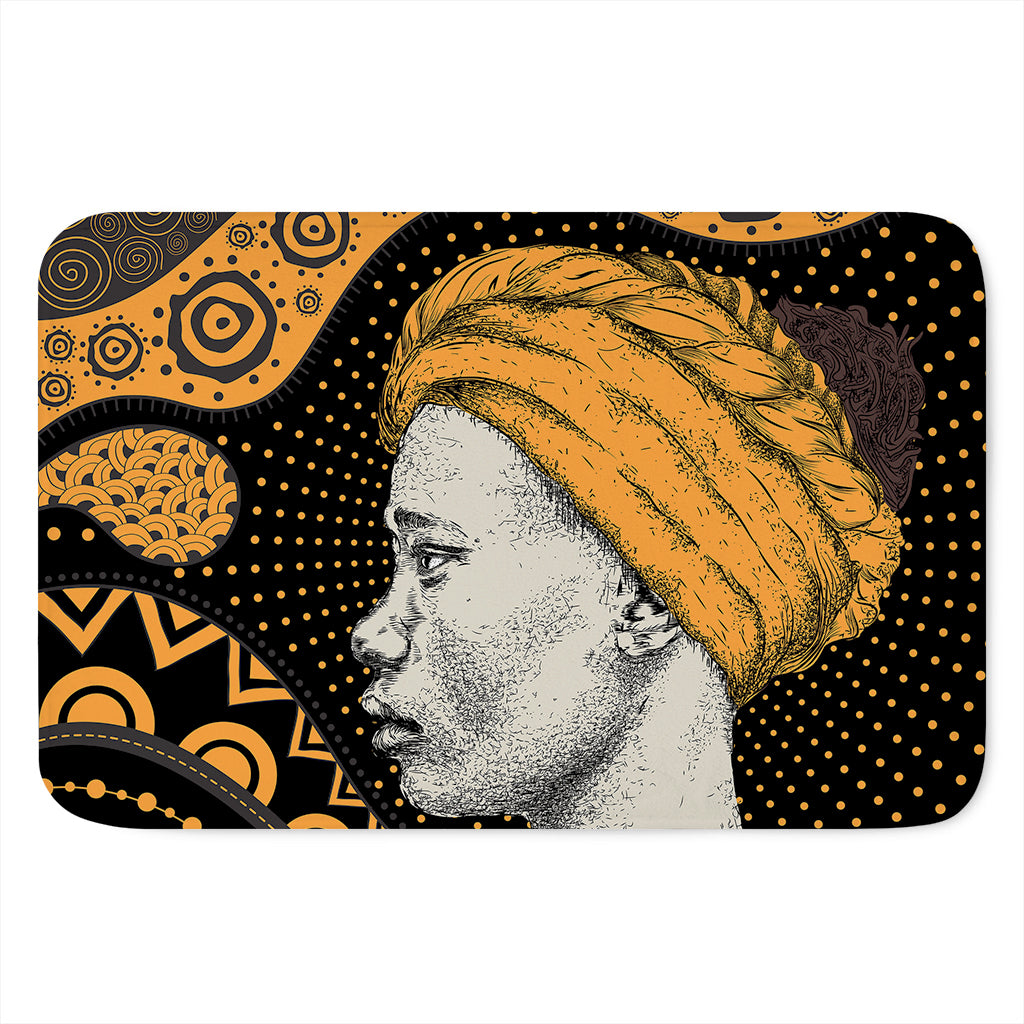 Tribal African Girl Print Indoor Door Mat