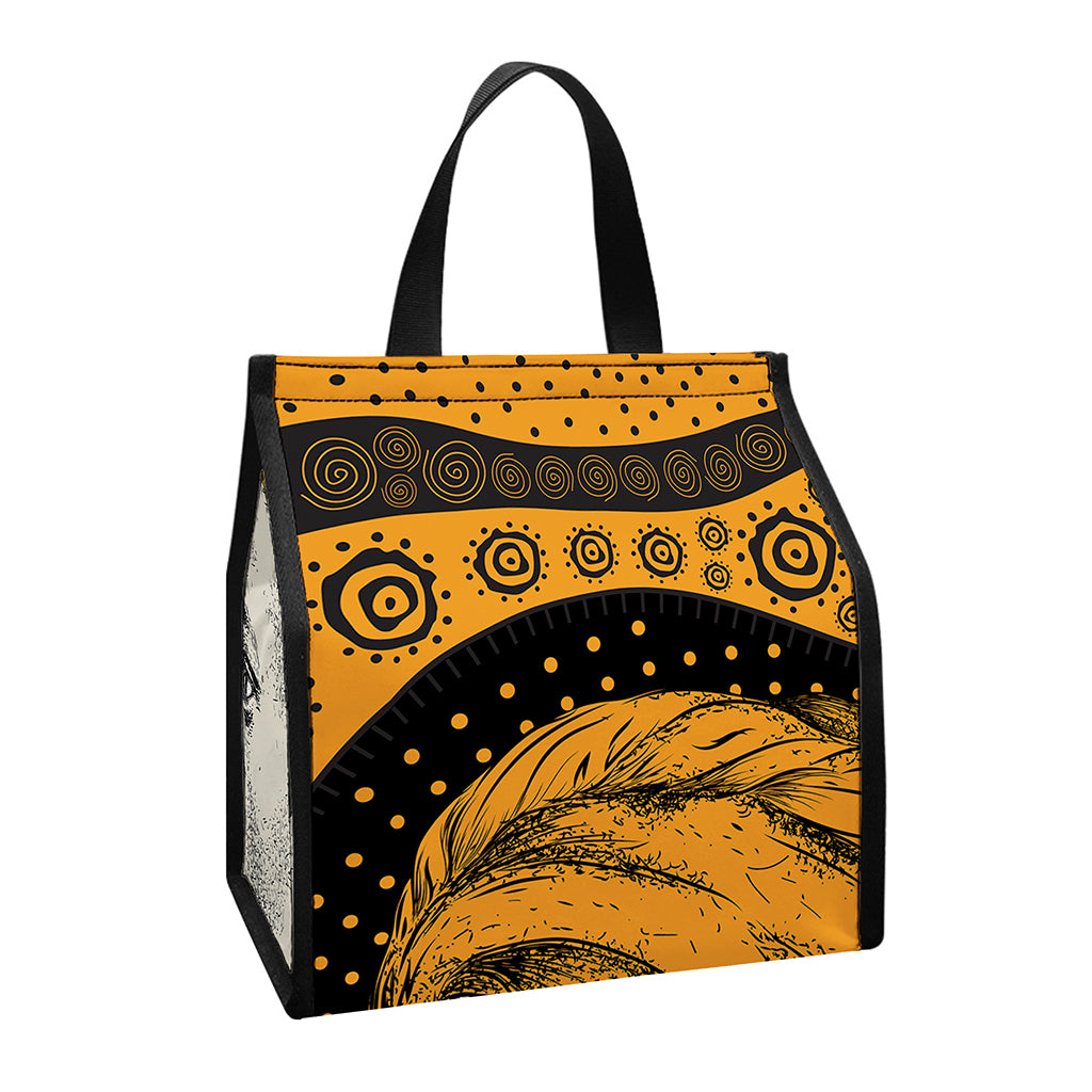 Tribal African Girl Print Insulated Lunch Tote