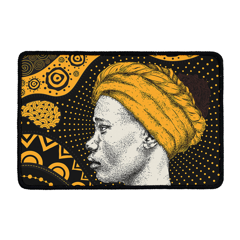 Tribal African Girl Print Kitchen Mat