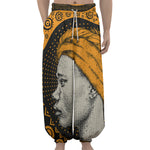 Tribal African Girl Print Lantern Pants
