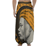 Tribal African Girl Print Lantern Pants