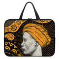 Tribal African Girl Print Laptop Sleeve With Handle