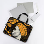Tribal African Girl Print Laptop Sleeve With Handle