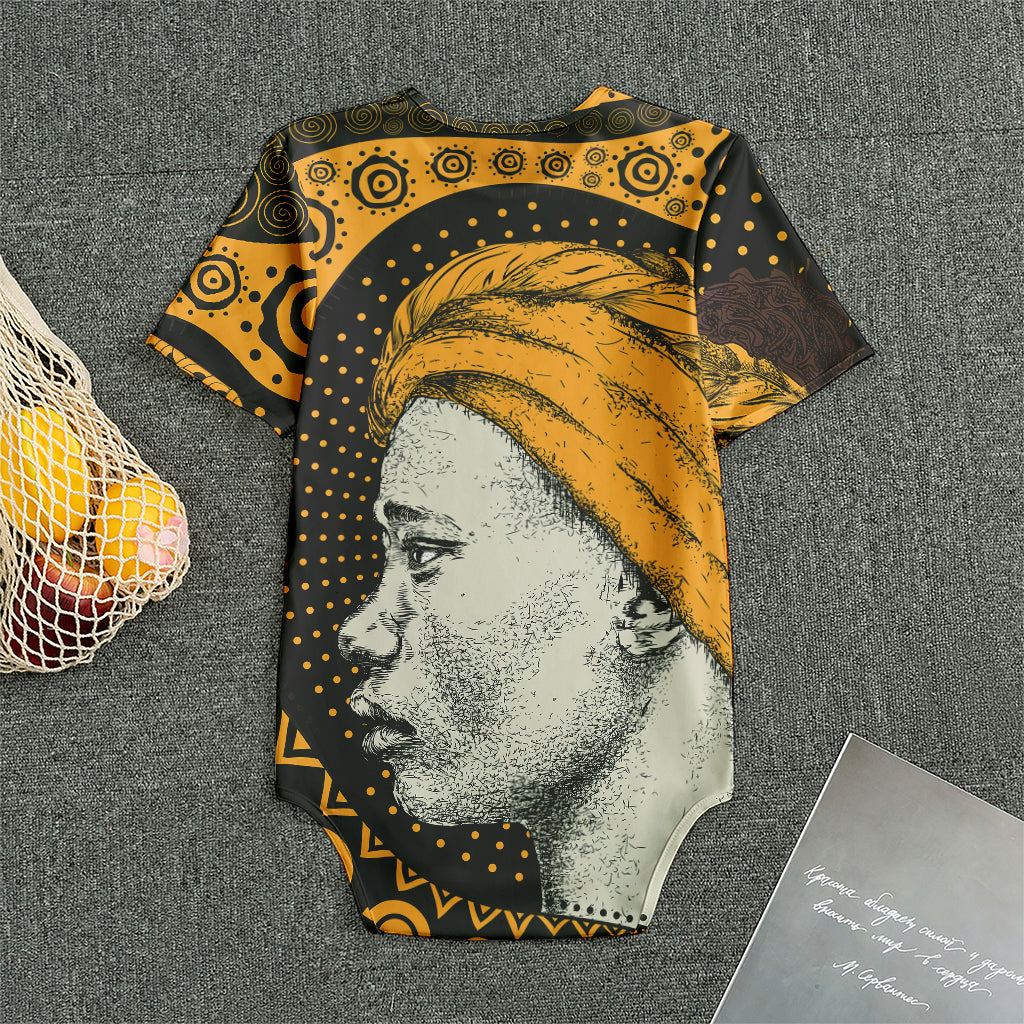 Tribal African Girl Print Men's Bodysuit