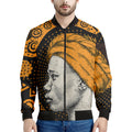 Tribal African Girl Print Men's Bomber Jacket