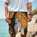 Tribal African Girl Print Men's Cargo Shorts