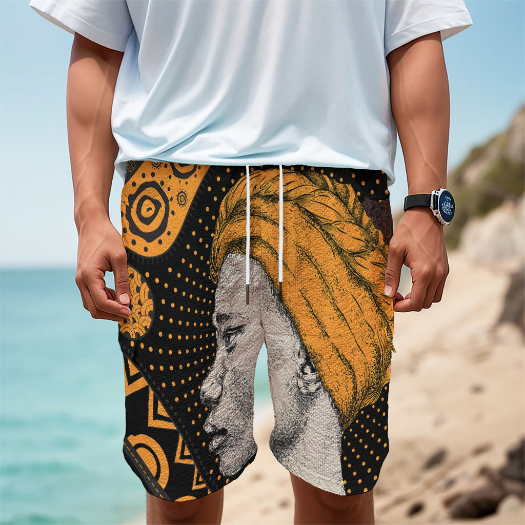 Tribal African Girl Print Men's Cargo Shorts