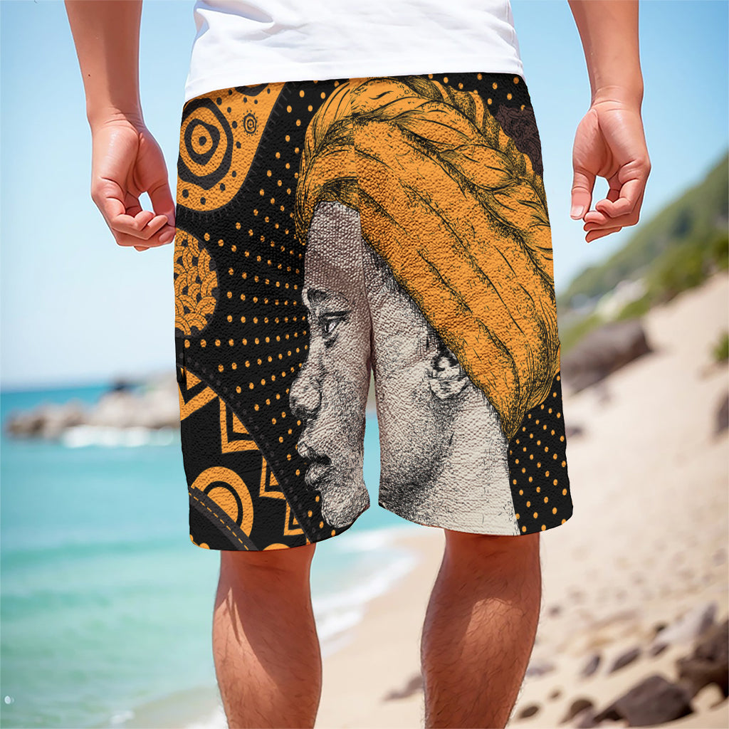 Tribal African Girl Print Men's Cargo Shorts