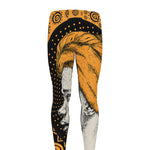 Tribal African Girl Print Men's leggings