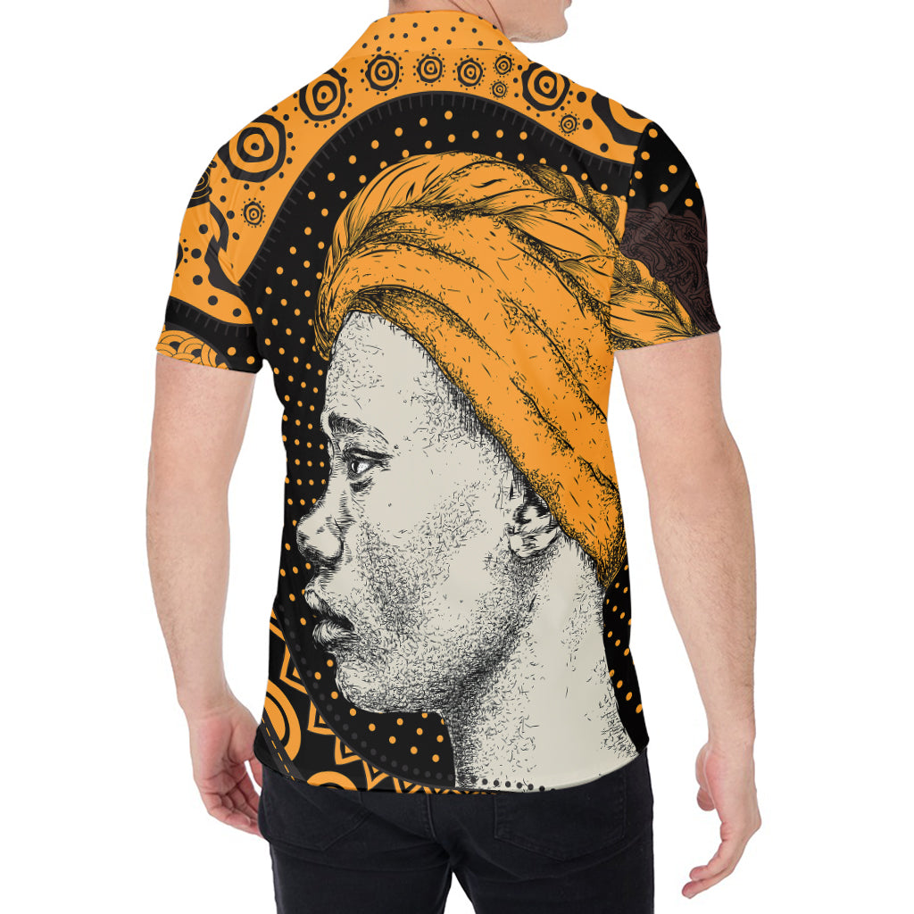 Tribal African Girl Print Men's Shirt