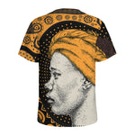 Tribal African Girl Print Men's Sports T-Shirt