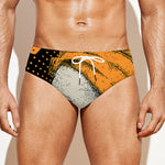 Tribal African Girl Print Men's Swim Briefs