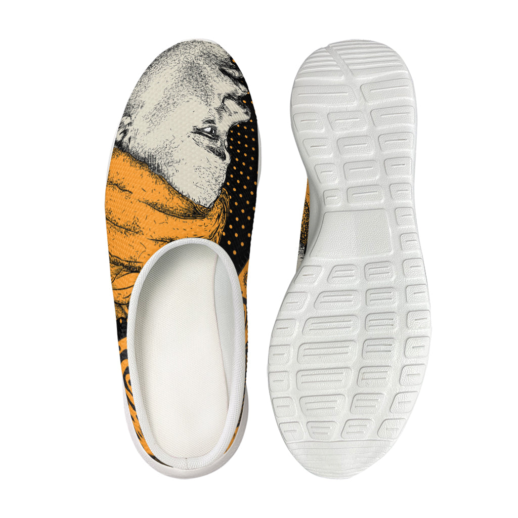 Tribal African Girl Print Mesh Casual Shoes