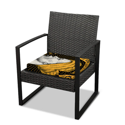 Tribal African Girl Print Outdoor Seat Cushion Cover