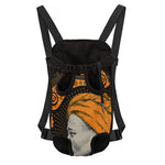 Tribal African Girl Print Pet Carrier Backpack