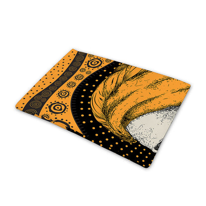 Tribal African Girl Print Pet Cooling Mat Cover
