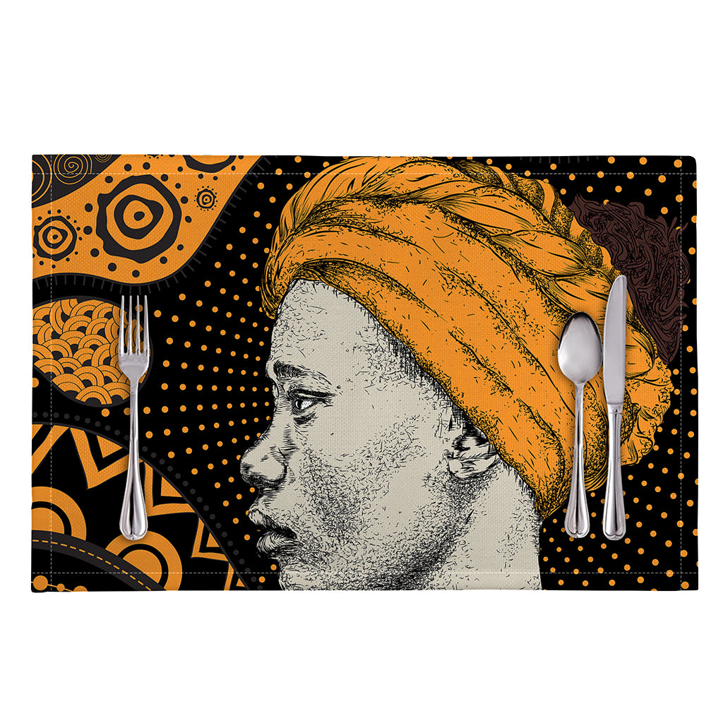 Tribal African Girl Print Placemat