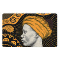Tribal African Girl Print Polyester Doormat