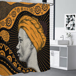 Tribal African Girl Print Premium Shower Curtain