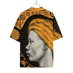 Tribal African Girl Print Rayon Hawaiian Shirt
