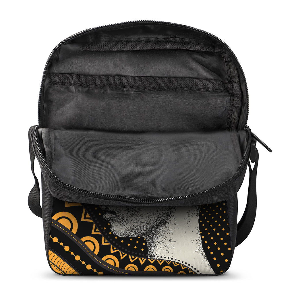 Tribal African Girl Print Rectangular Crossbody Bag