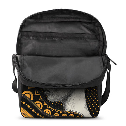 Tribal African Girl Print Rectangular Crossbody Bag