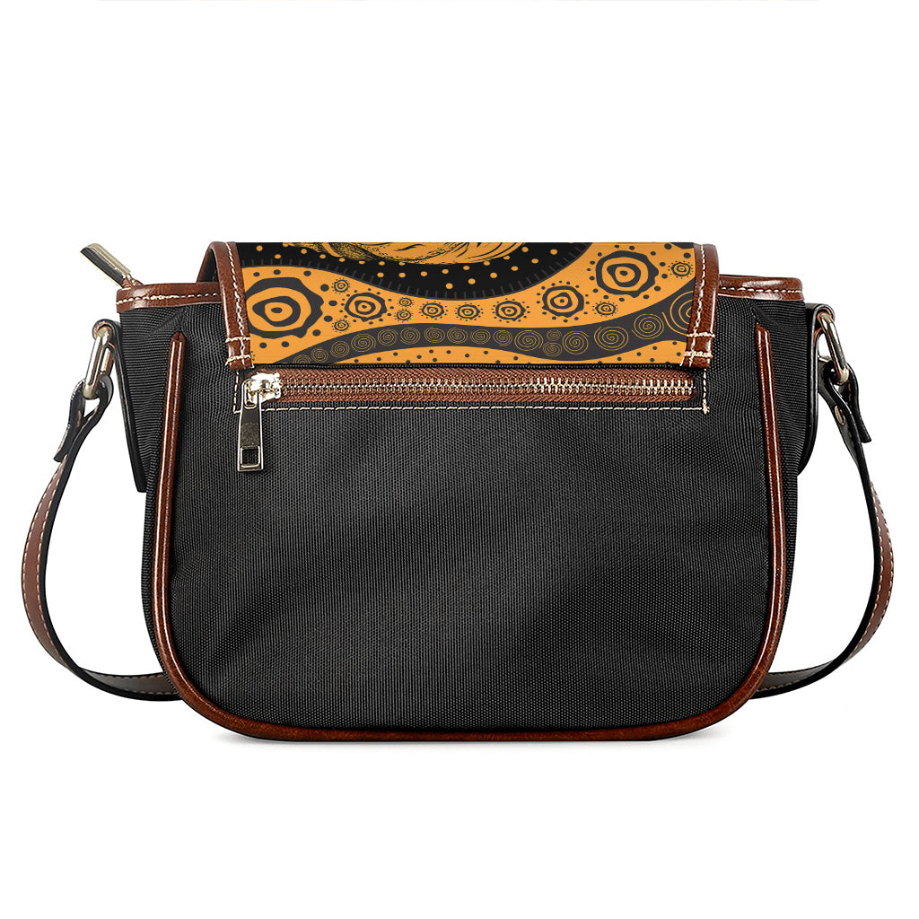 Tribal African Girl Print Saddle Bag