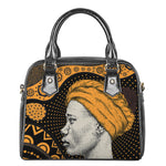 Tribal African Girl Print Shoulder Handbag