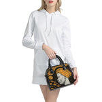 Tribal African Girl Print Shoulder Handbag