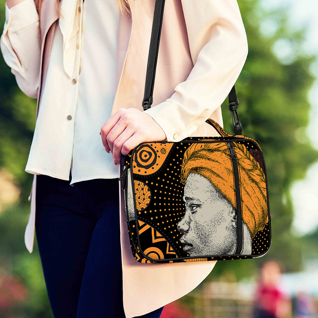 Tribal African Girl Print Shoulder Strap Bible Bag
