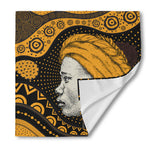 Tribal African Girl Print Silk Bandana