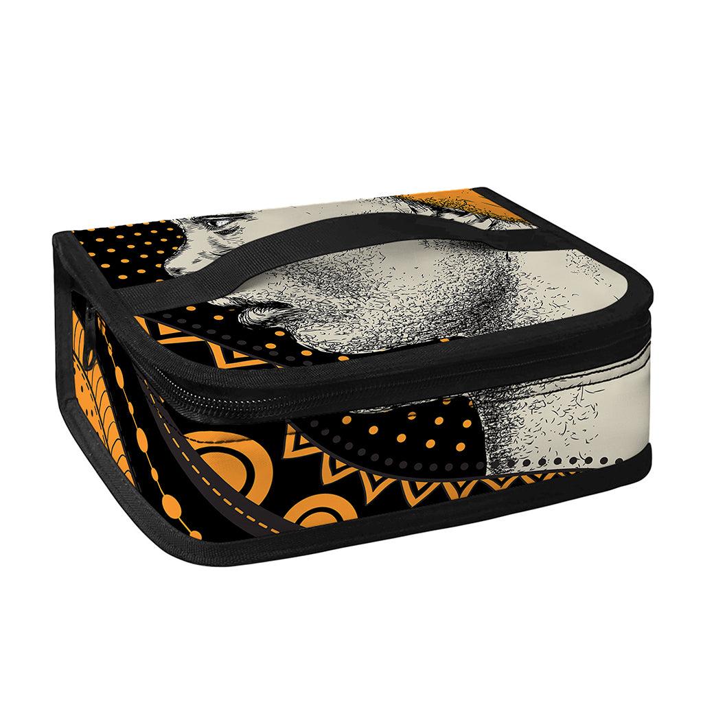 Tribal African Girl Print Small Lunch Bag