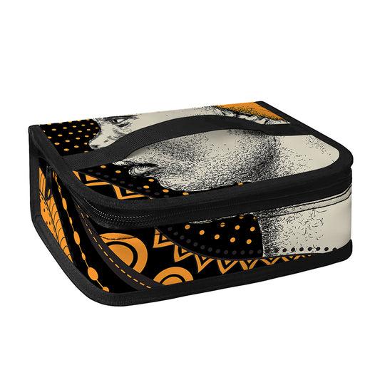 Tribal African Girl Print Small Lunch Bag