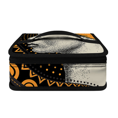 Tribal African Girl Print Small Lunch Bag