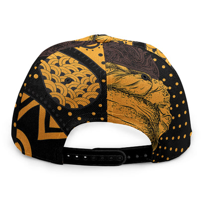 Tribal African Girl Print Snapback Cap