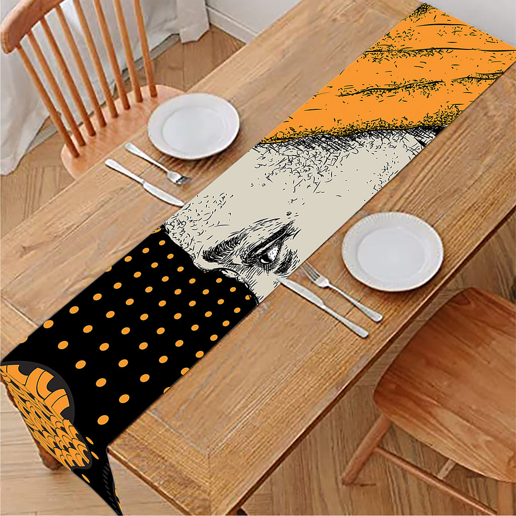Tribal African Girl Print Table Runner