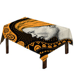 Tribal African Girl Print Tablecloth