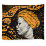 Tribal African Girl Print Tapestry