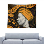 Tribal African Girl Print Tapestry