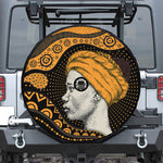 Tribal African Girl Print Tire Cover With Camera Hole