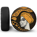 Tribal African Girl Print Tire Cover With Camera Hole