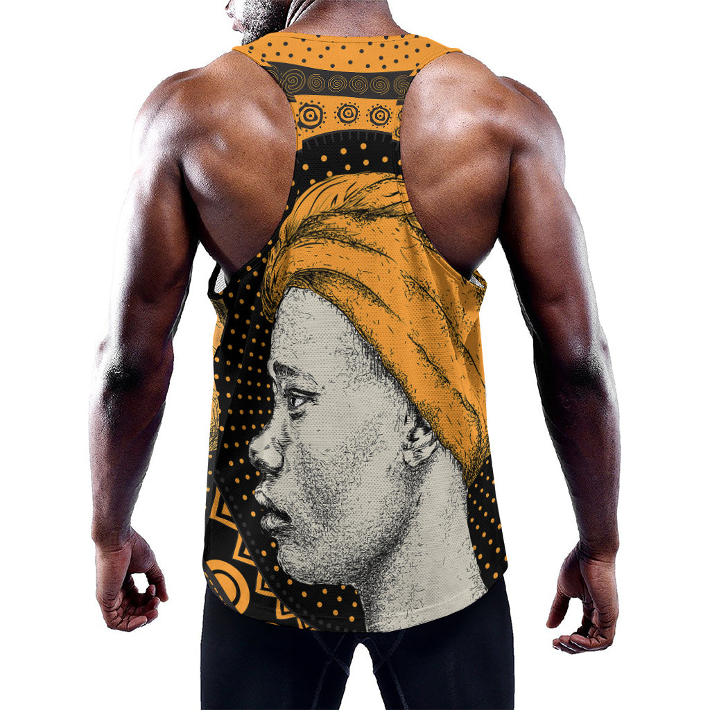 Tribal African Girl Print Training Tank Top